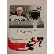 Patrik Laine Relics 2018-19 Tim Hortons Upper Deck NHL J-PL SKU#12241